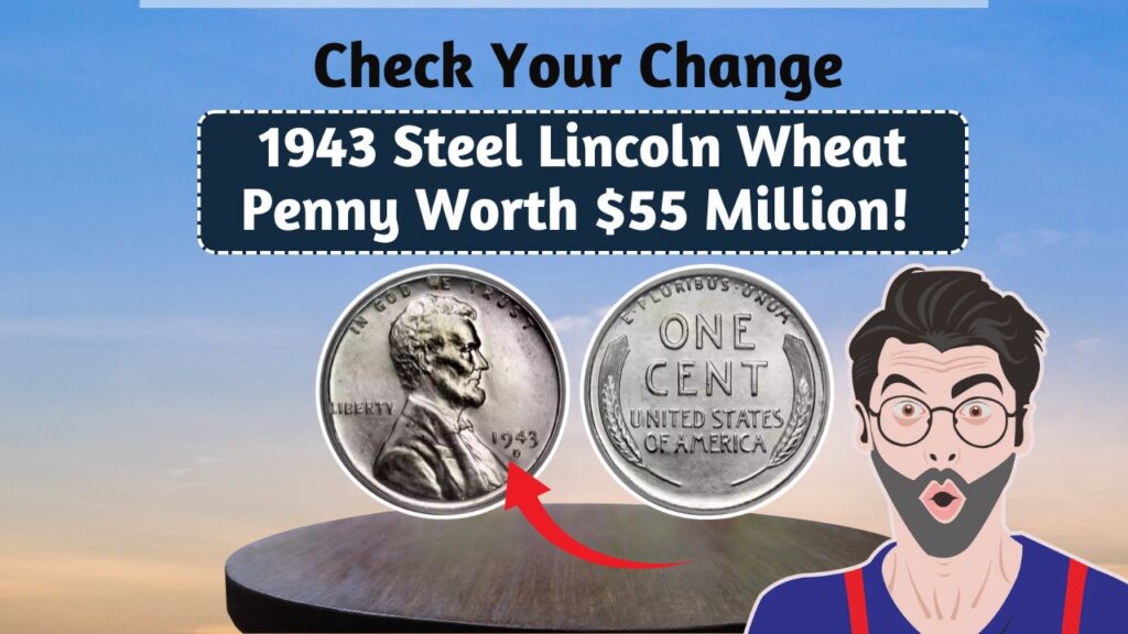 1943 Steel Lincoln Wheat Penny Worth $55 Million! Its Rarity and High Value?